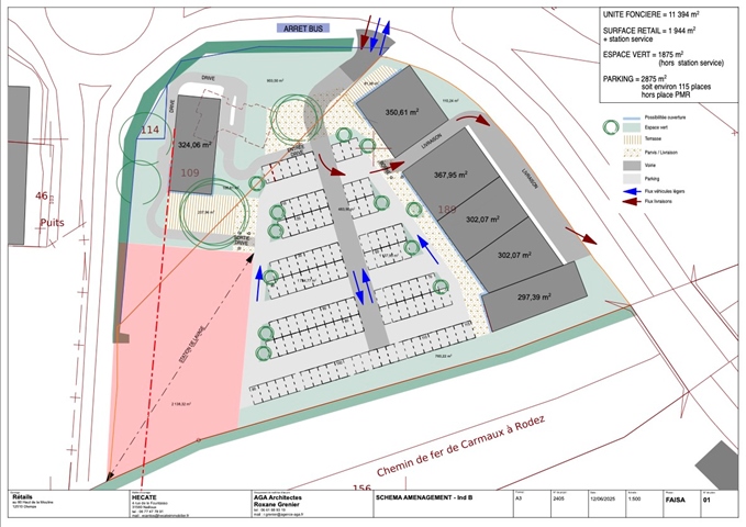 Locaux commerciaux Olemps 1470 m2 divisible à partir de 300 m²