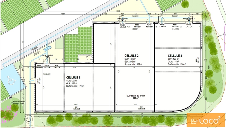 Local commercial Fronton 390 m2