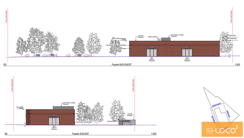 Local commercial Fronton 390 m2