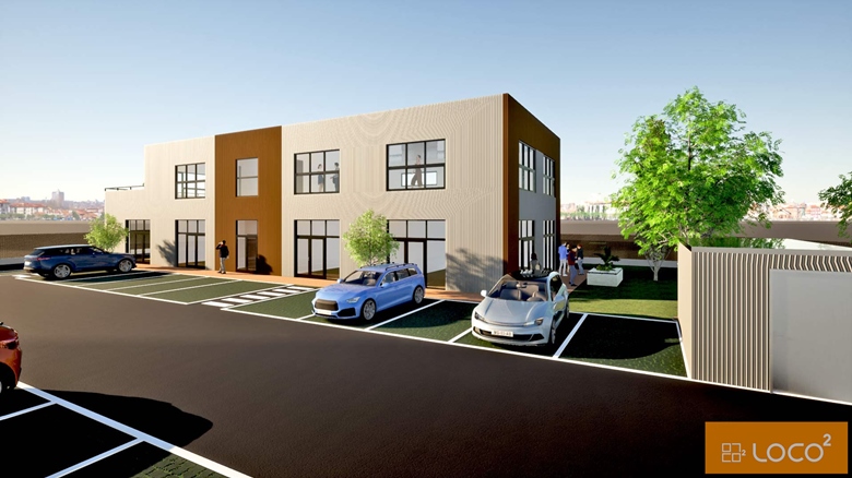 Bureaux en cours de construction