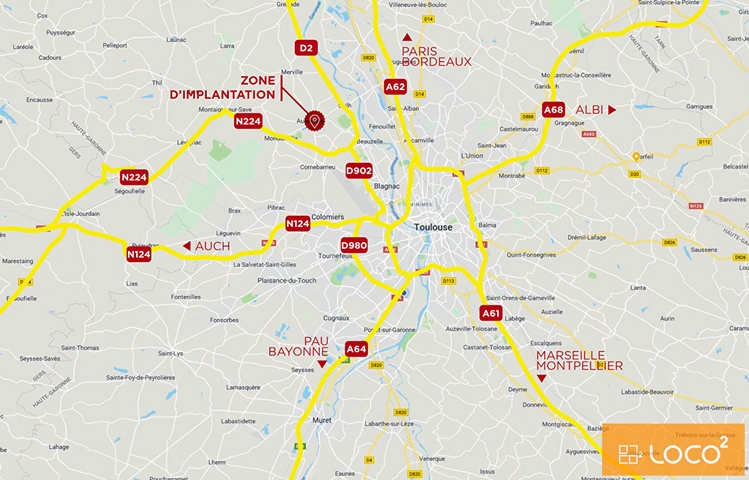 Entrepôt à louer à Aussonne