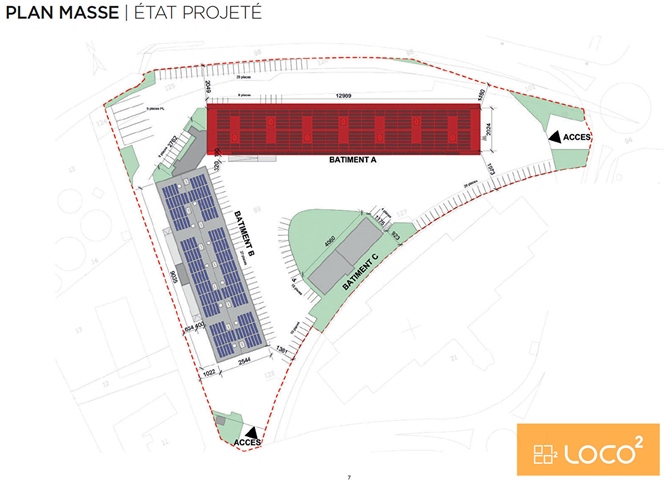 Entrepôt à louer à Portet sur Garonne LE BOIS VERT de 858 m2