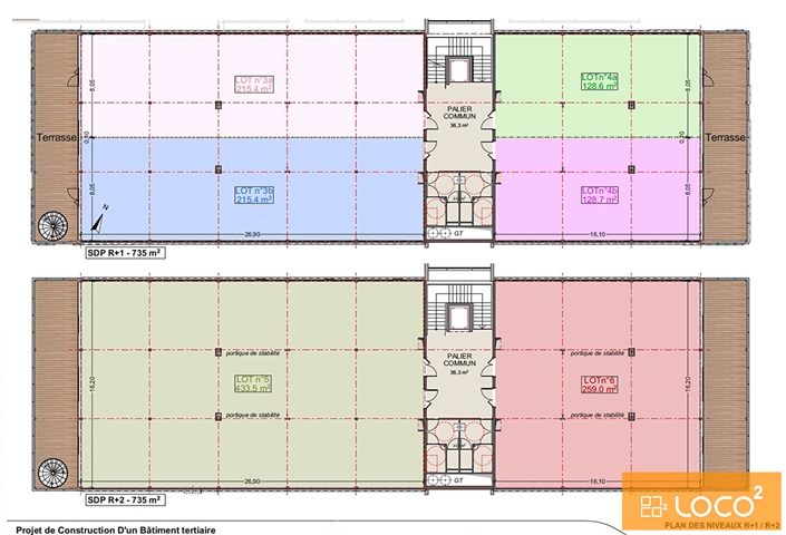 Bureaux neufs à Balma