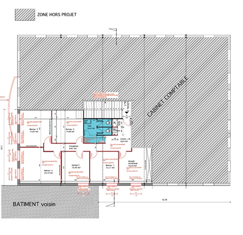 Location de bureaux Toulouse Gramont 118 m²