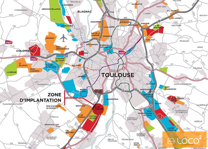 Local d'activités à louer ACTISUD / Toulouse