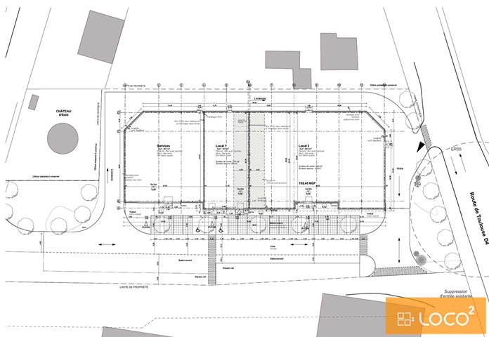 Local commercial Fronton 496 m2