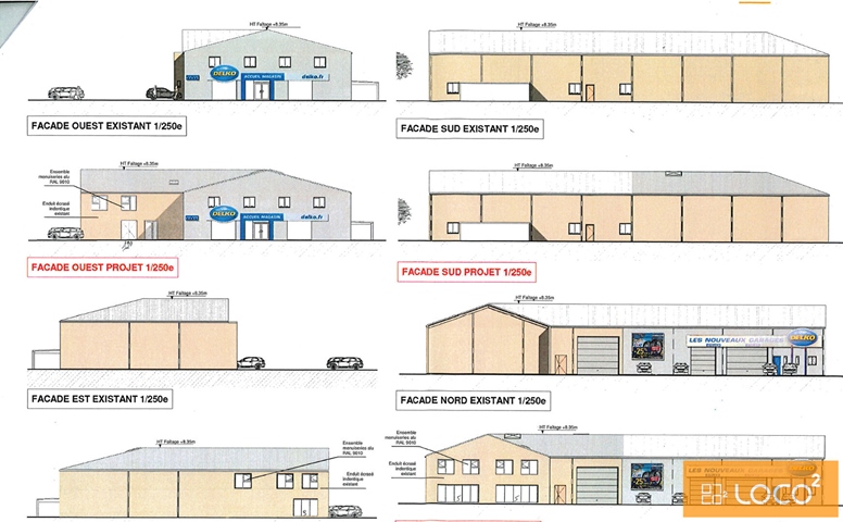 Local commercial Gratentour 146 m2