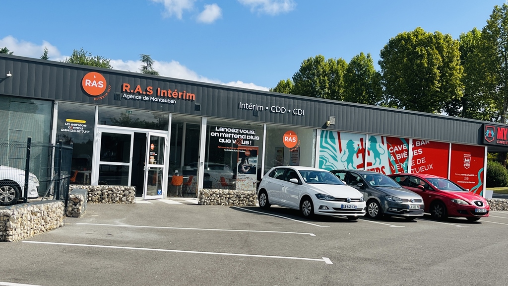 R.A.S Intérim déménage dans de nouveaux locaux à MONTAUBAN !