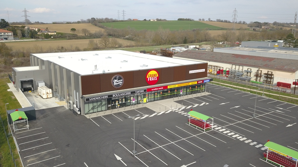 LOCO² installe l'enseigne GRAND FRAIS sur plus de 2 000 m²