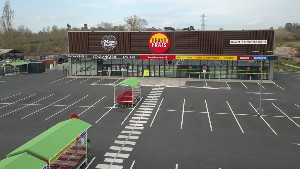 LOCO² installe l'enseigne GRAND FRAIS sur plus de 2 000 m²