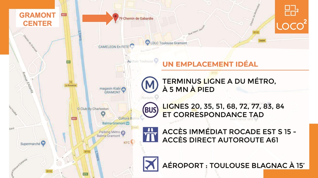 Exclusivité : Immeuble neuf de bureaux dernière génération - métro Balma Gramont !